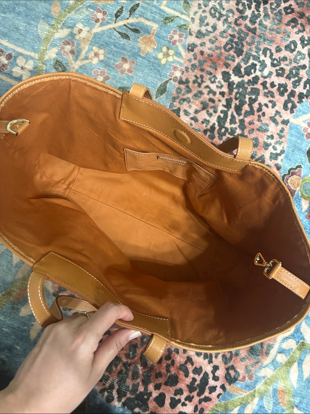 〰️ j. mclaughlin tote bag, like new - Picture 3 of 6